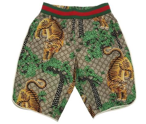 gucci tiger swim shorts|Gucci Swim Shorts .